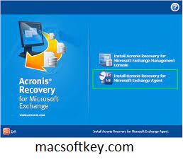 Acronis Recovery for Microsoft Exchange Crack With Activation Key Free Download 2023