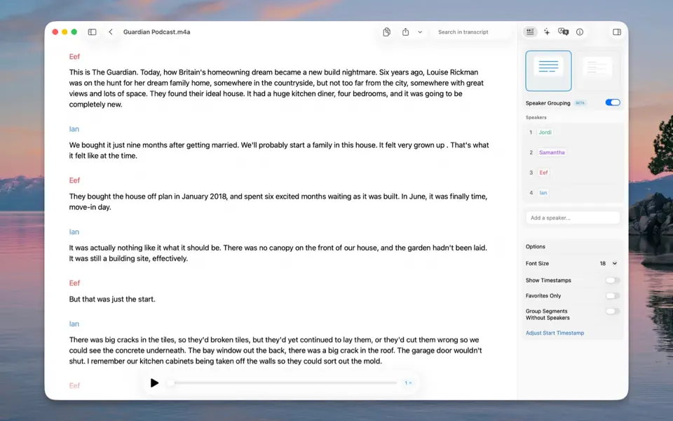 Whisper Transcription